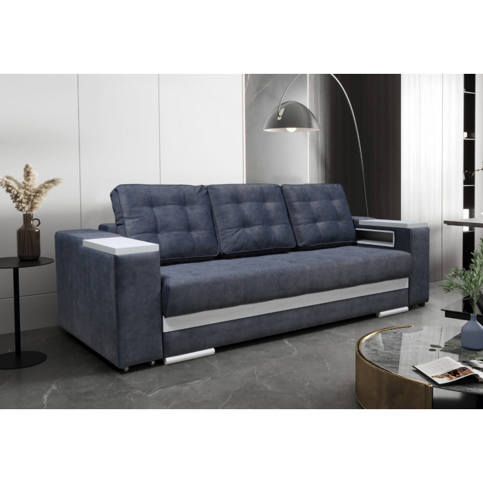 Прямой диван Мадрид 4 модульный (со столиком)