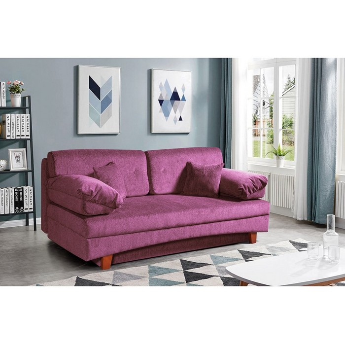 Диван Сирена Люкс (малиново-розовый)