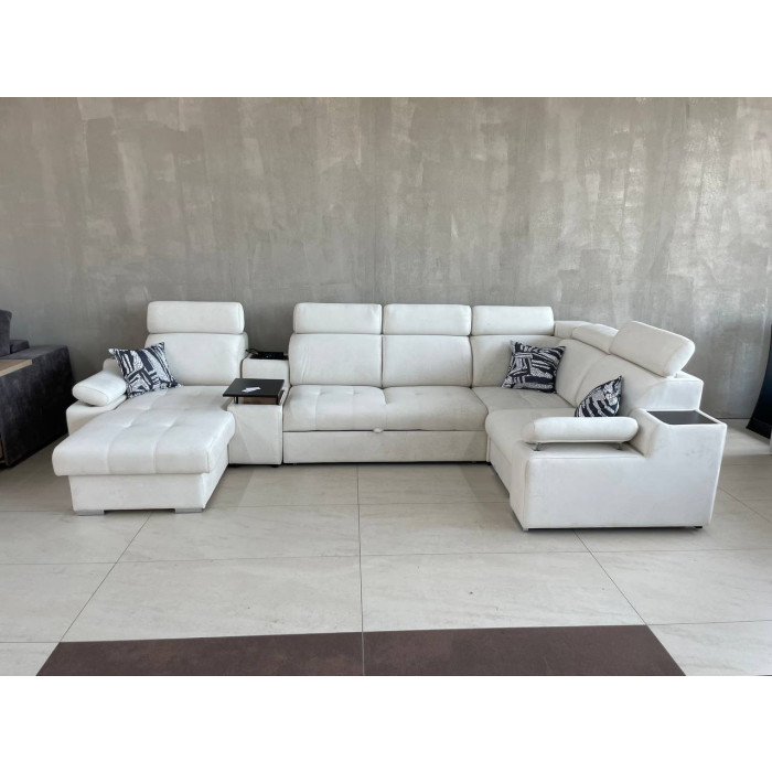 Модульный диван Ройс (кремовый)