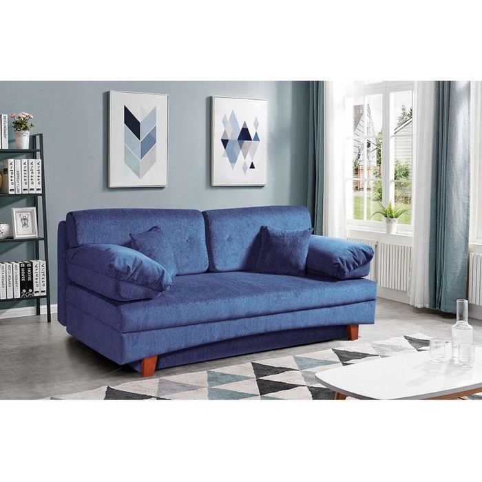 Диван Сирена Люкс (глубокий синий)