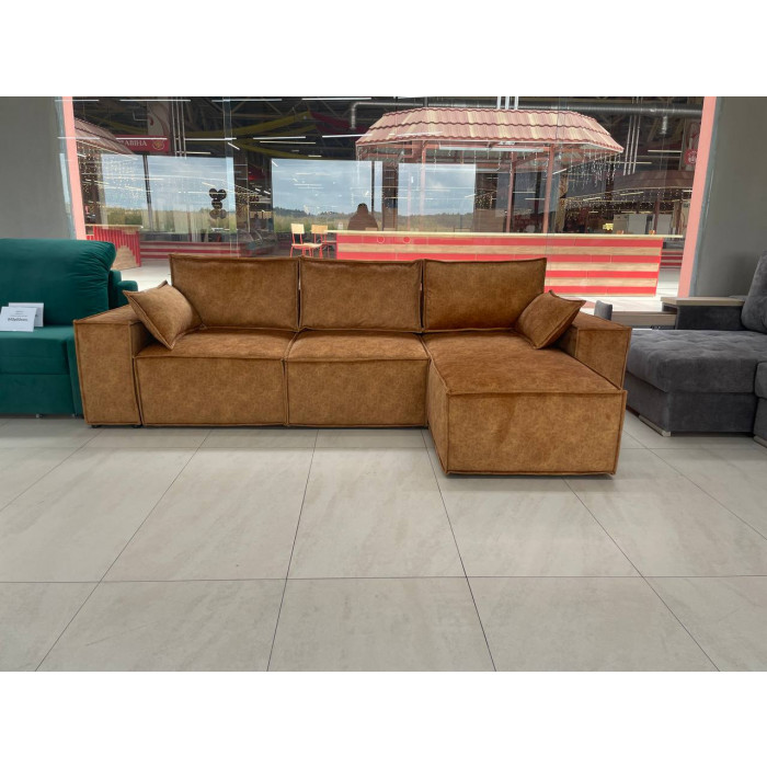 Угловой диван Премьер 3 (кемел)
