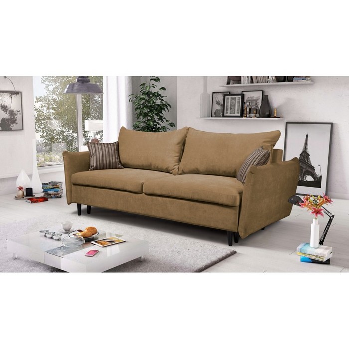 Диван Рио раскладной (коричневый)