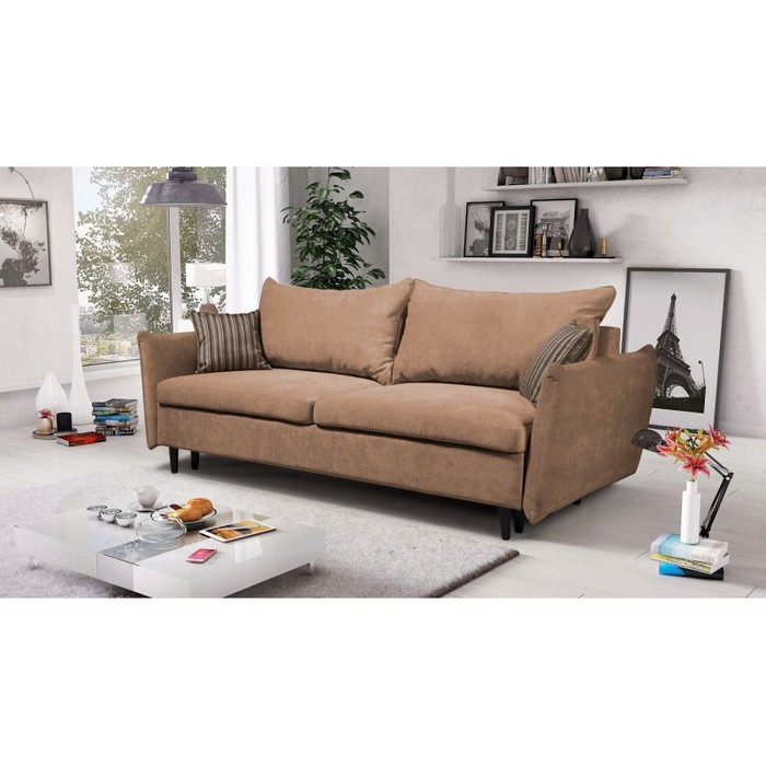 Диван Рио раскладной (светло-коричневый)