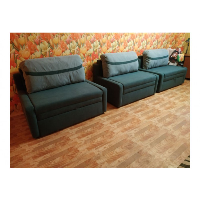 Кресло-кровать Сиеста-1 Малютка (зеленое море)