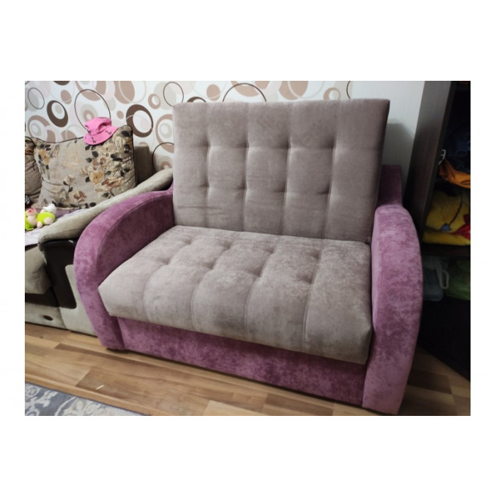 Кресло-кровать Эврика 2-х местный (фиолетовый)
