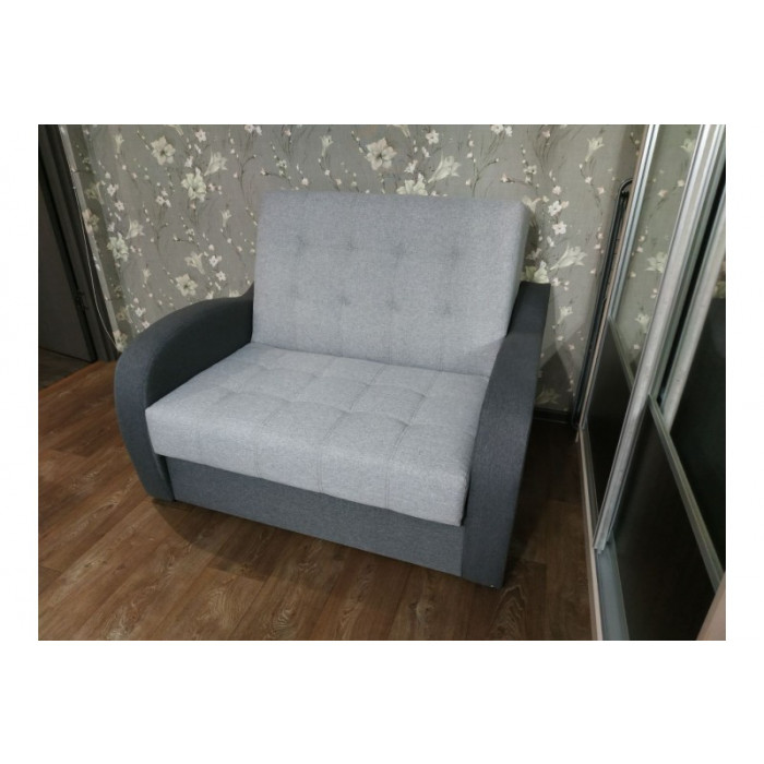 Кресло-кровать Эврика 2-х местный (серый)