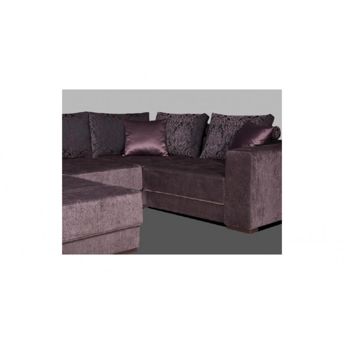 Угловой диван Liberti (фиолетовый)