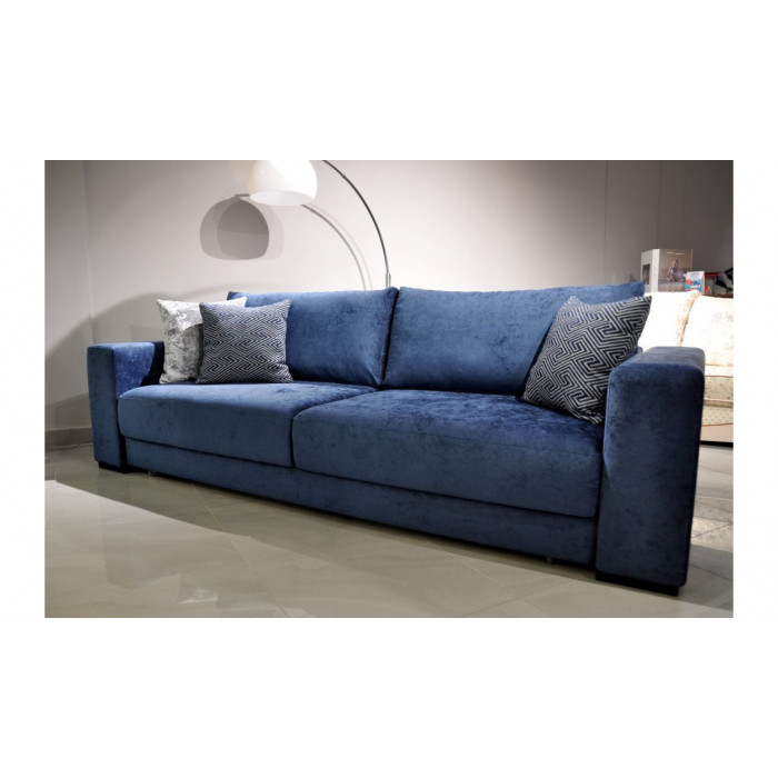 Прямой диван Liberti (синий)