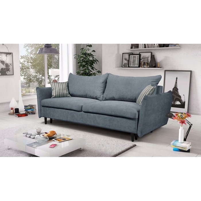 Диван Рио раскладной (темно-серый)