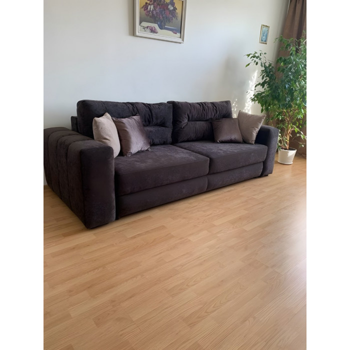 Диван Майбах прямой (черный)