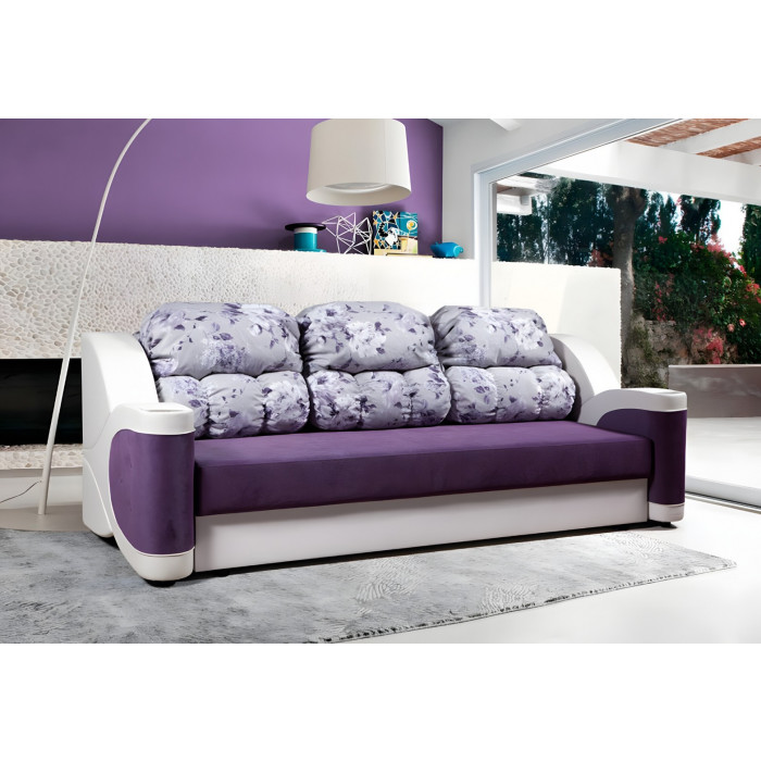 Диван Марсель прямой (фиолетовый)