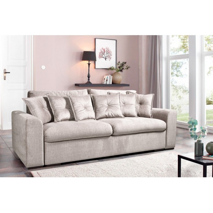 Диван Остин 3-х местный (серебристо-белый)