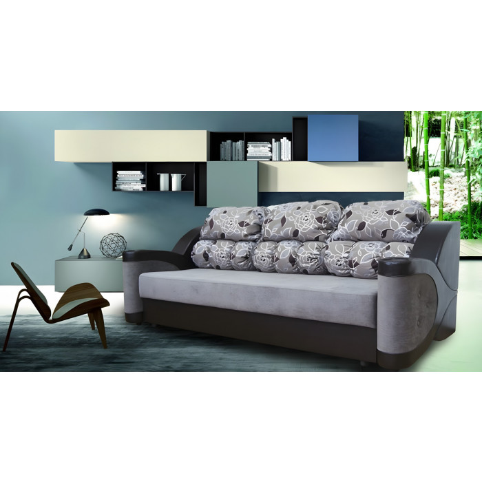 Диван Марсель прямой (серый)