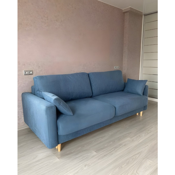Диван Нью-Йорк прямой (синий)