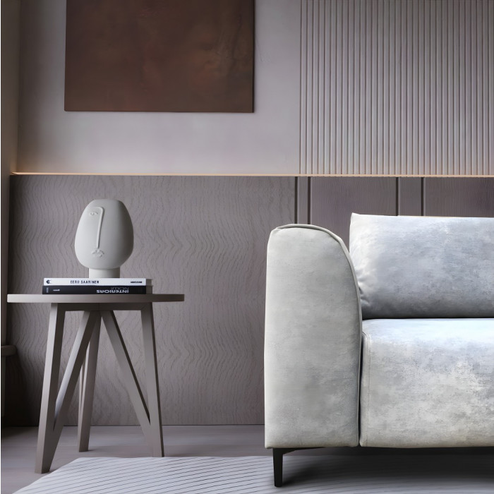 Диван Оксфорд прямой (серый)