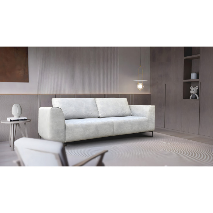 Диван Оксфорд прямой (серый)