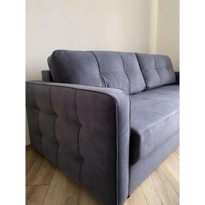 Диван Сантьяго прямой вперед раскладной (синий)