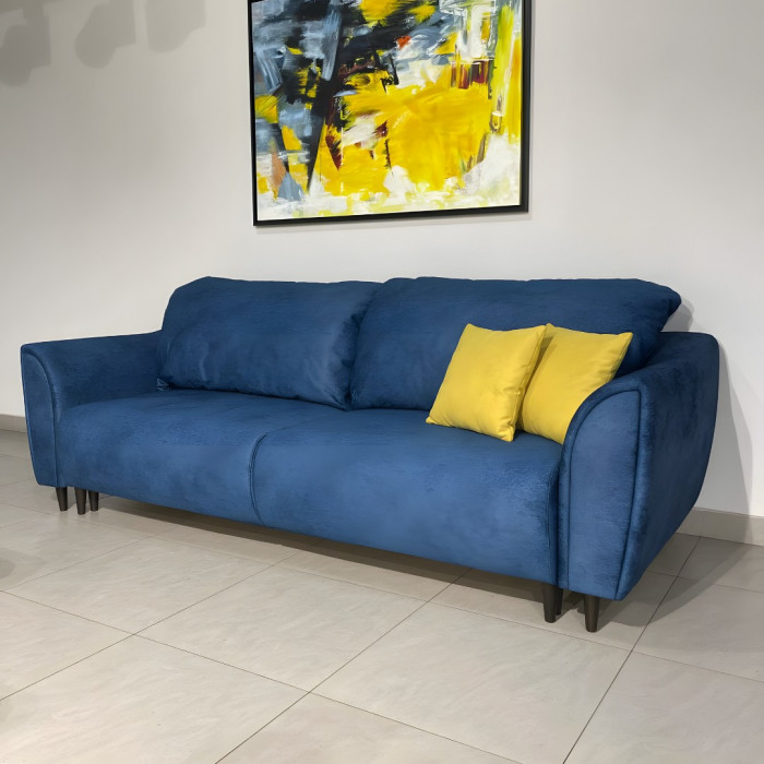 Диван Фабио прямой (синий)