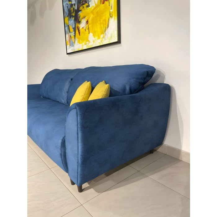 Диван Фабио прямой (синий)
