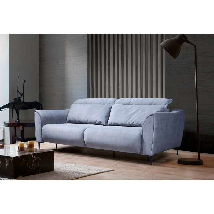 Диван Фабио прямой (голубой)