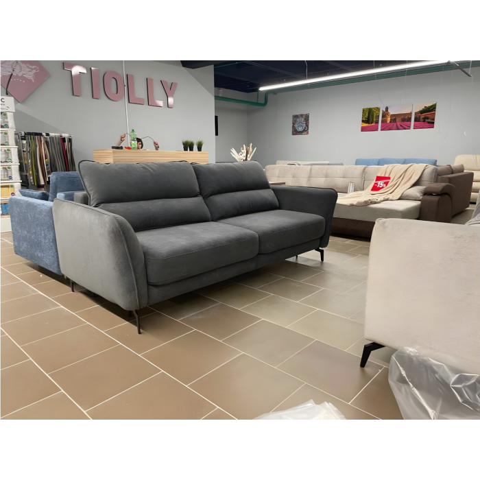 Диван Дастин прямой (серый)