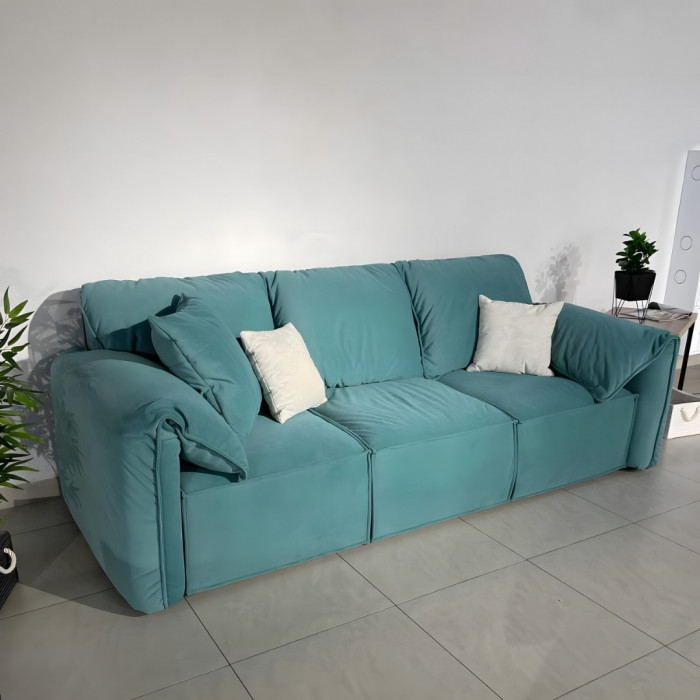 Диван Куба прямой (зеленый)