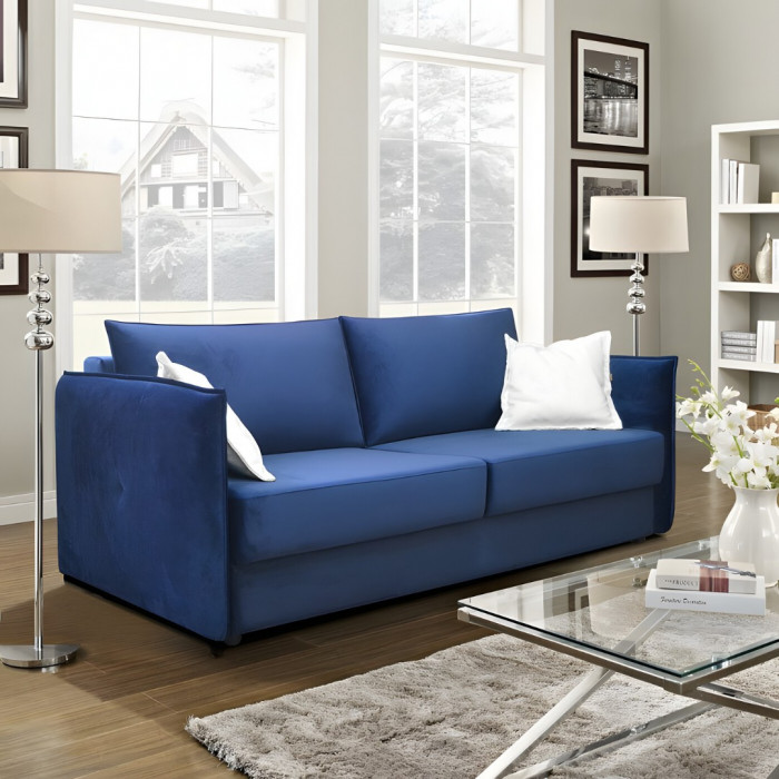 Диван Парма прямой (синий)