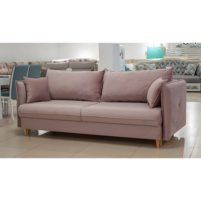 Диван Парма 2 прямой (розовый)
