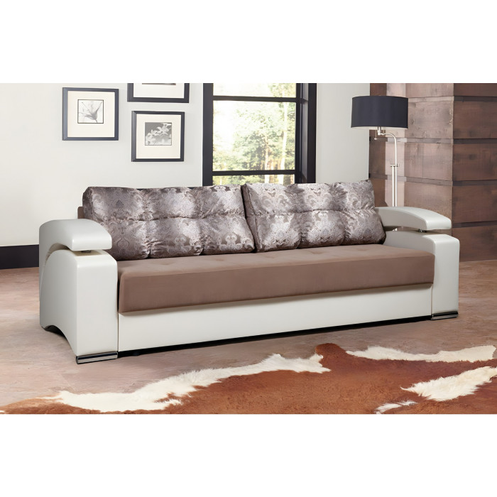 Диван Барселона 2 прямой (карамельный)