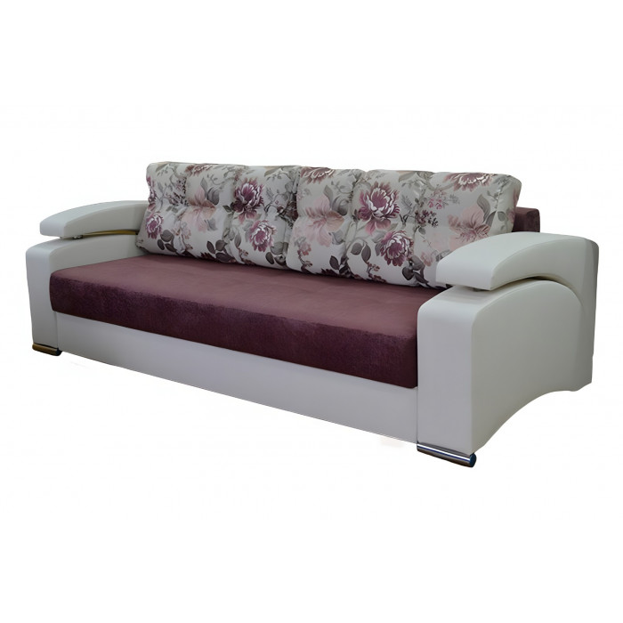 Диван Барселона 2 прямой (бордовый)