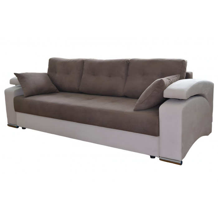 Диван Барселона 2 прямой (коричневый)