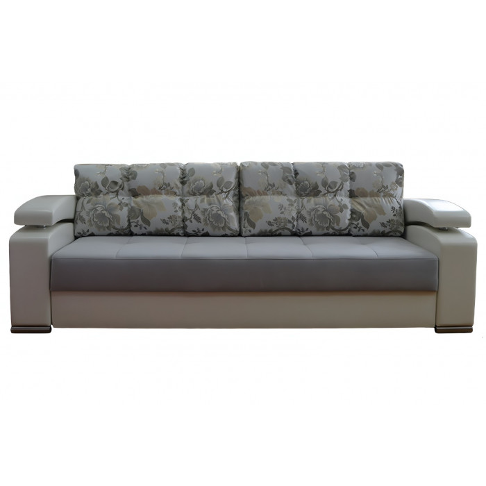 Диван Барселона 2 прямой (серый)