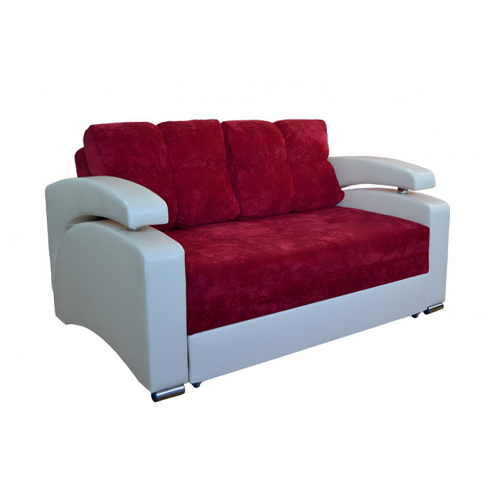 Диван Барселона 2.1 прямой (красный)