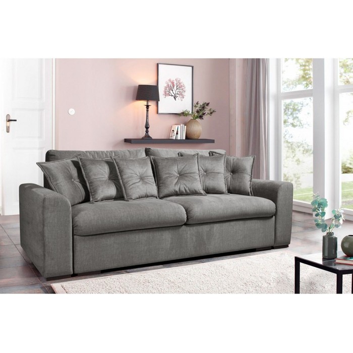 Диван Остин 3-х местный (коричнево-серый)