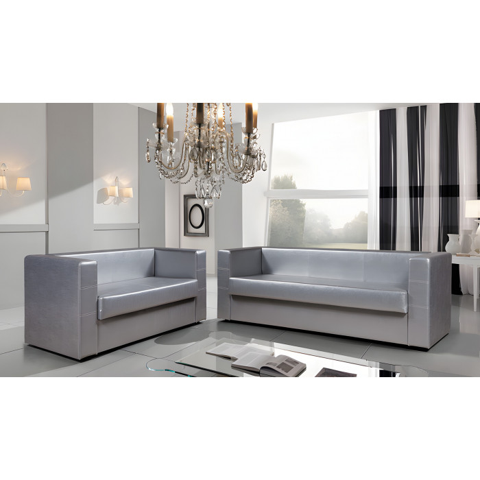 Диван Модена (серебристый)