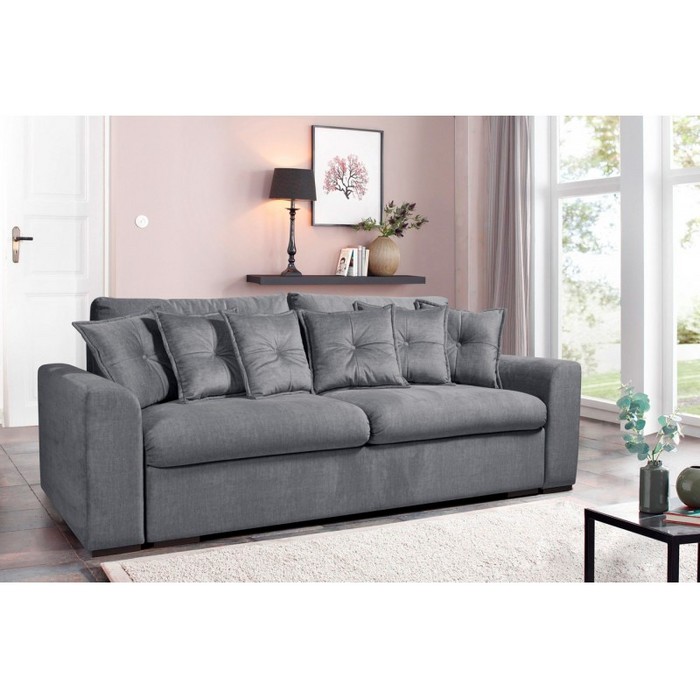 Диван Остин 3-х местный (темно-серый)