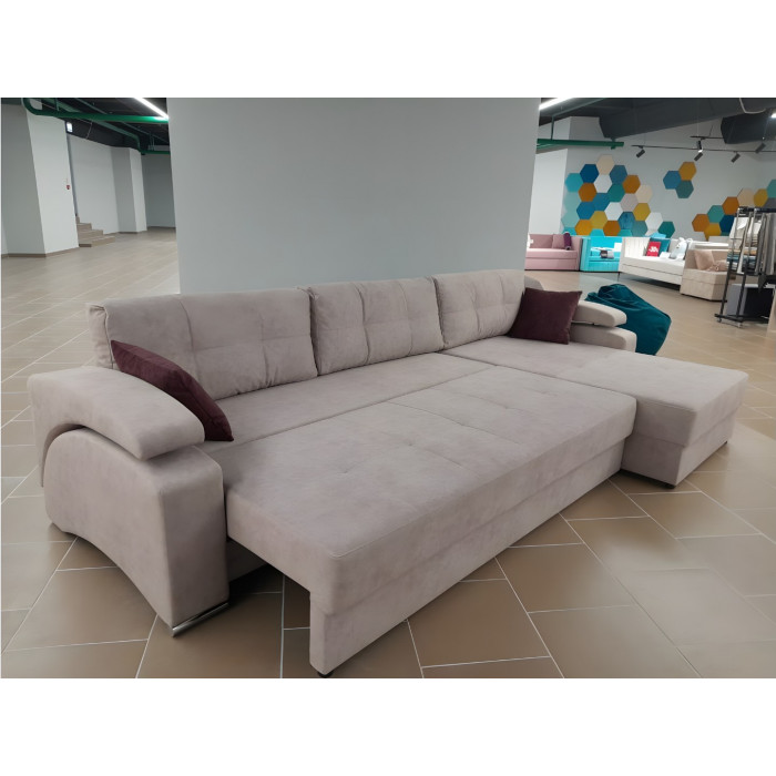 Диван Барселона 2 (бежево-серый)