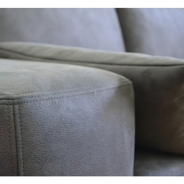 Диван Норд 2 с подушками (серый)