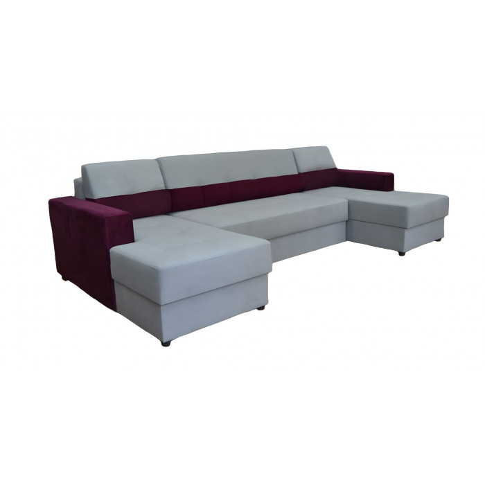 Диван Люксор П-образный (белый)