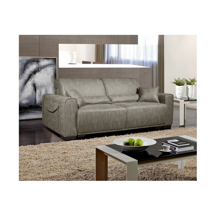 Диван Ниагара 3-х местный (коричнево-серый)