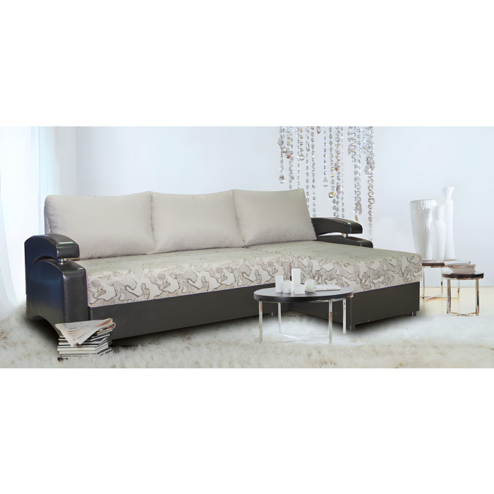 Диван Барселона (черно-белый)