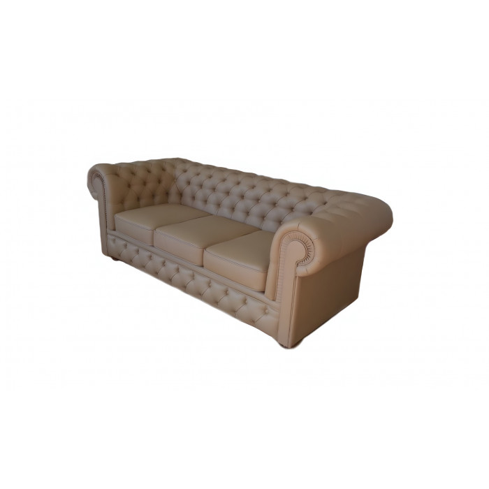 Диван Честерфилд 3 (коричневый)