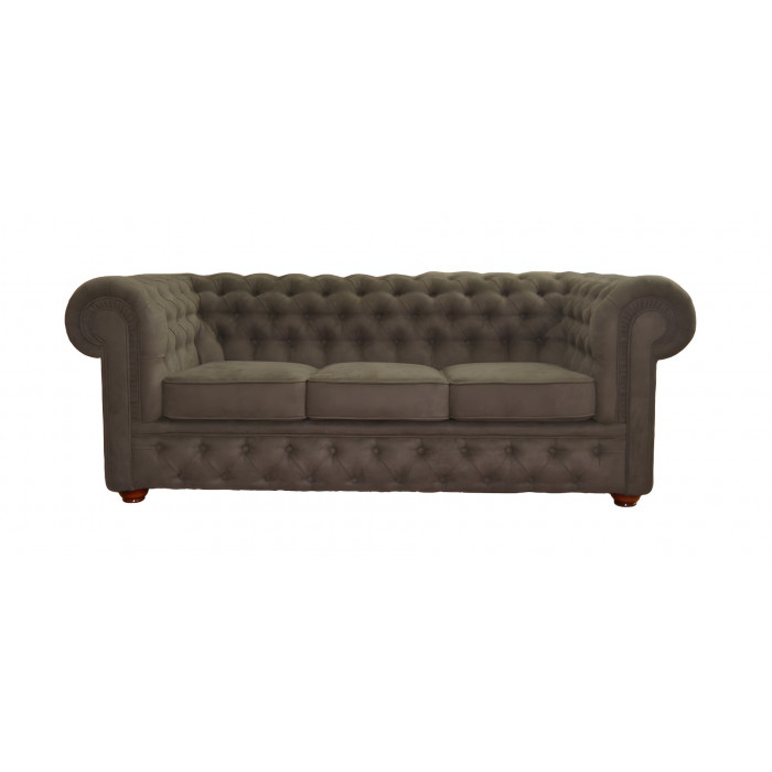 Диван Честерфилд 3 (коричневый)