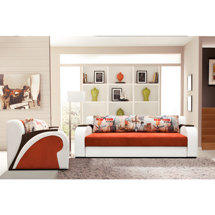 Диван Венеция (красный)