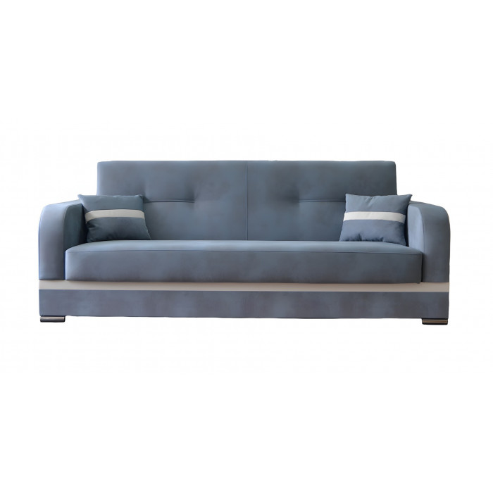 Диван Комфорт (серо-голубой)