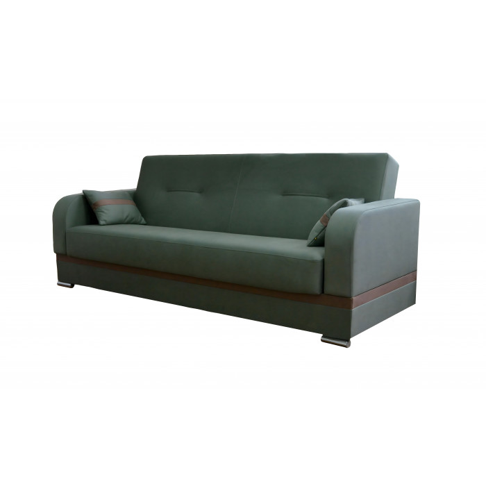 Диван Комфорт (серо-зеленый)
