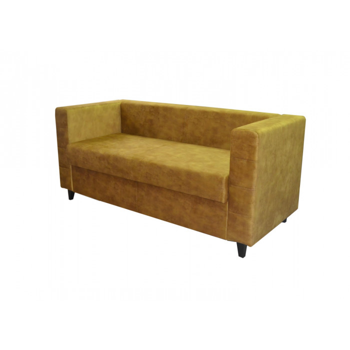 Диван Модена на деревянных ножках (желтый)