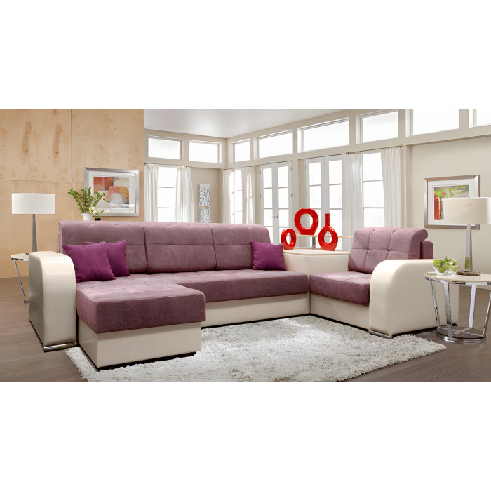 Диван Арчи 2 (сиреневый)