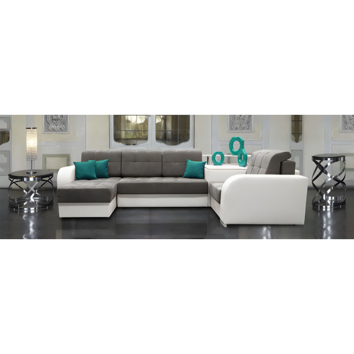 Диван Арчи 2 (серый)