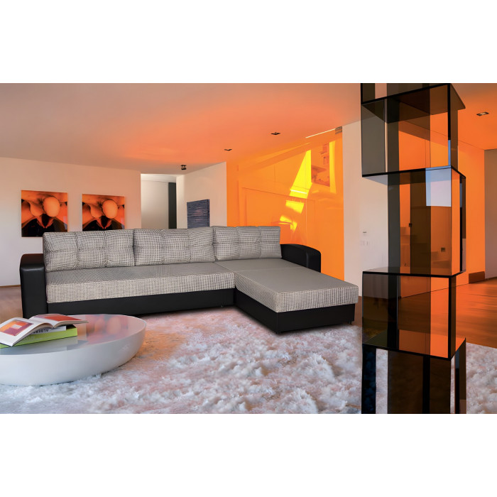 Диван Сан-Гргегори 2 (черно-белый)